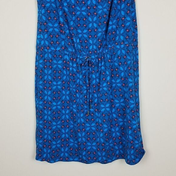 Banana Republic Sleeveless Blue Printed Dress - Picture 3 of 6